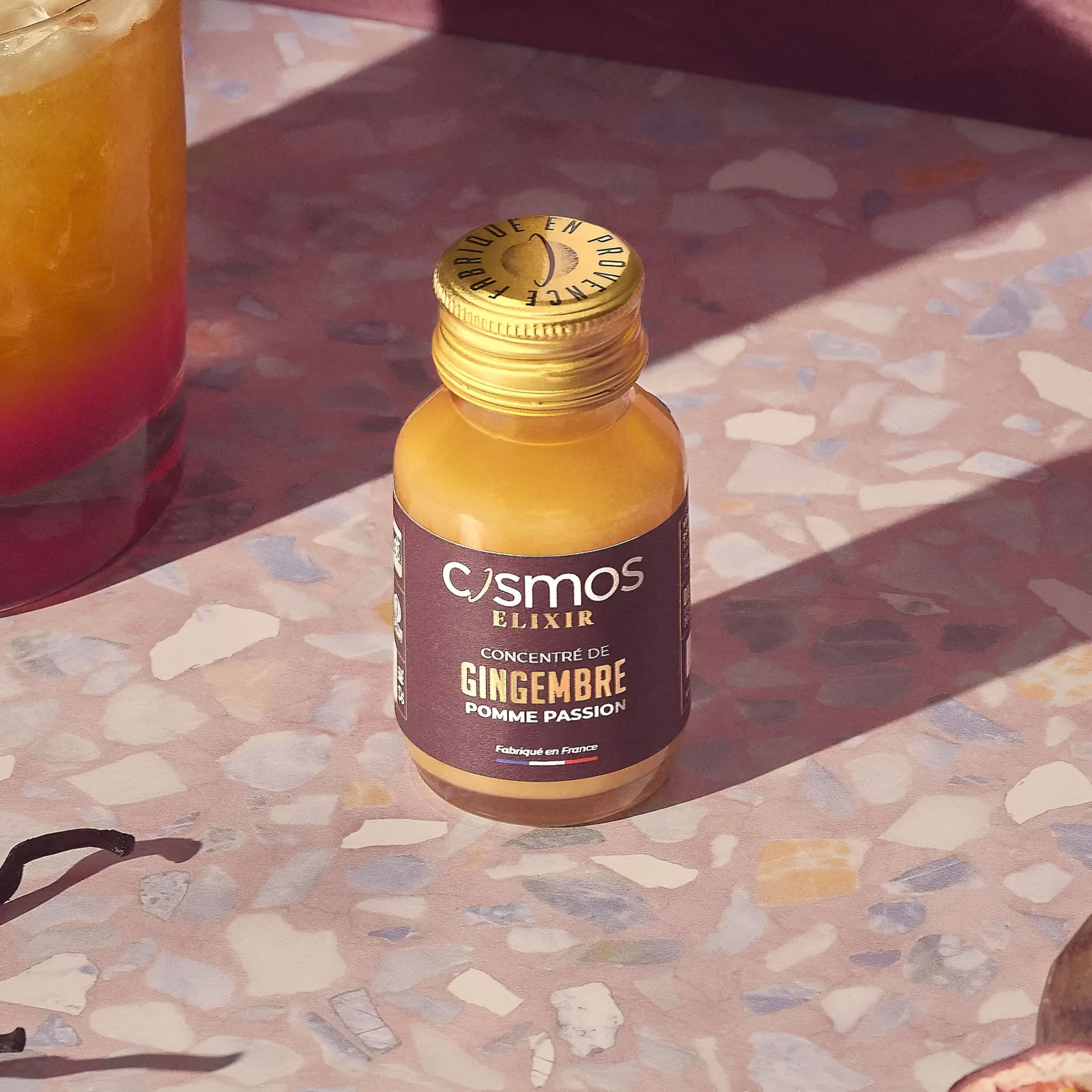 COSMOS ÉLIXIR - Concentré de Gingembre : Pomme Passion Bio