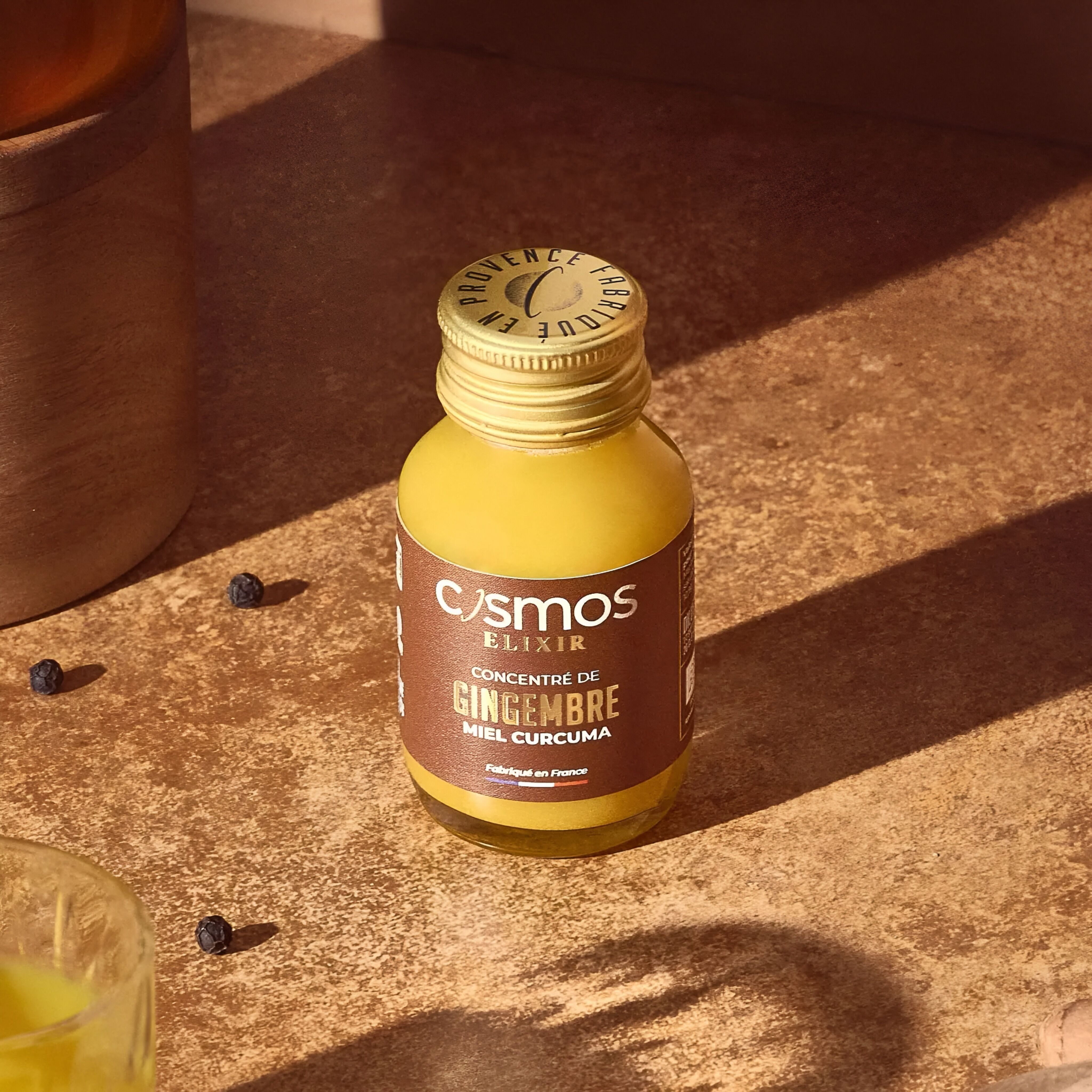 COSMOS ÉLIXIR - Concentrado de Jengibre: Miel y Cúrcuma Bio