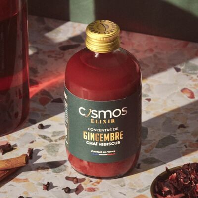 Cosmos Elixir - Large Format concentrated Ginger Chai Hibiscus