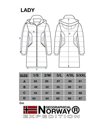 Parka Femme Geographical Norway ABEILLE_LADY_DISTRI 6