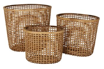 CORBEILLE SET 3 BAMBOU 54,5X43X50 MARRON NATUREL DC189084 5