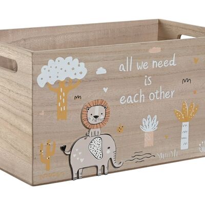 MDF-BOX 36X21X18 NATÜRLICHE TIERE LI213321