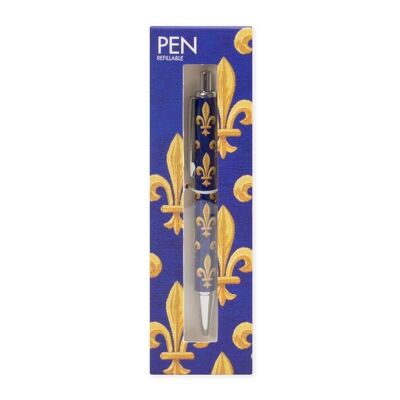 Ballpen in box, Fleur de Lys