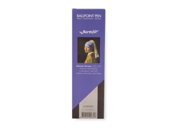 Stylo-bille en boîte, Vermeer, Fille à la boucle d'oreille en perle 2