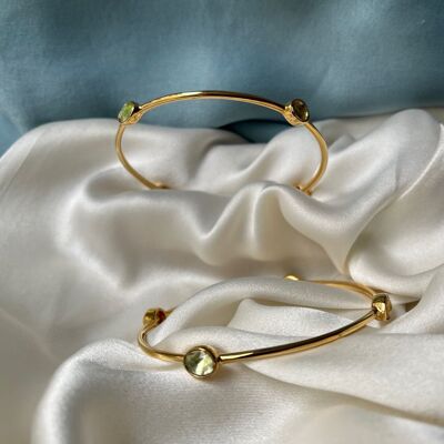 Mareta fine stone bangle (JMA67)