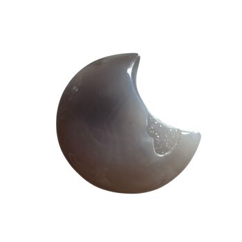 Lune Énergisée en Agate Cristallisée - Collection Protection - Lulimylia 5