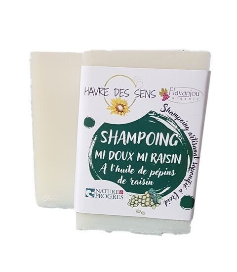 SHAMPOO SOLIDO CON OLIO DI SEMI D'UVA