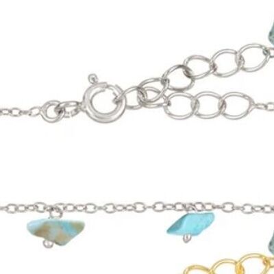 Turquenite Silver Bracelet