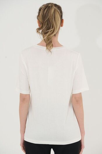 Tee-shirt blanc - T-10865 -6835 3