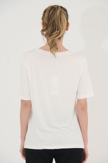 Tee-shirt blanc - T-10865 -4307 3