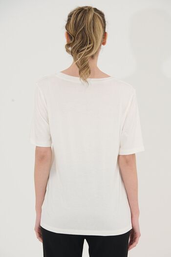 Tee-shirt blanc - T-10865 -6836 3