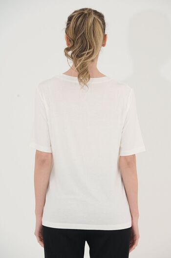 Tee-shirt blanc - T-10865 -4306 3