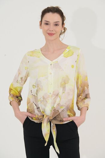 Charmante blouse boutonnée - T-9481 -6766 1