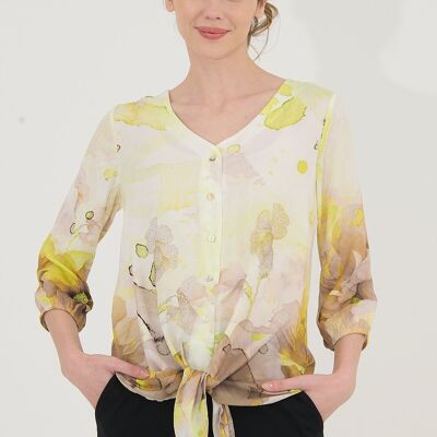 Charmante blouse boutonnée - T-9481 -6766