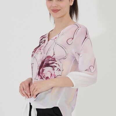Charmante blouse boutonnée - T-9481 -6406