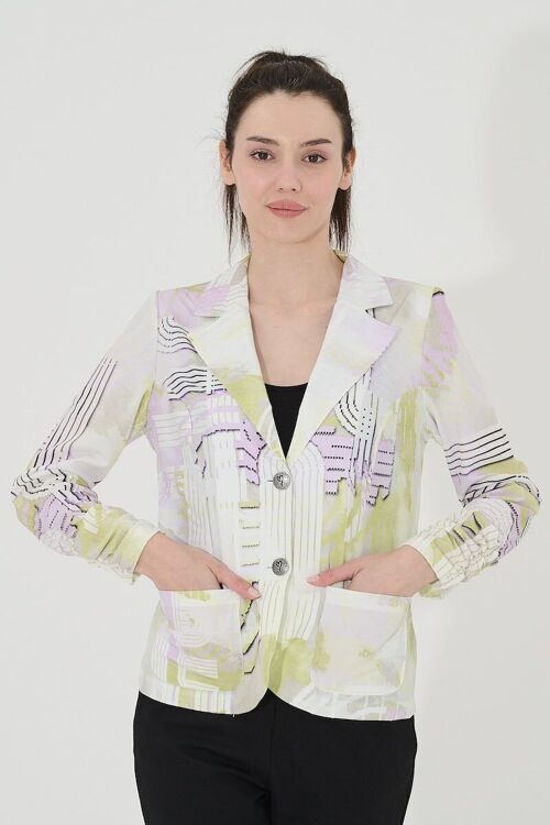 Blazer boutonné  - T-10876 -6897