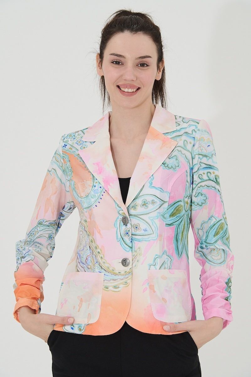 Geknöpfter Blazer - T-10876 -6888