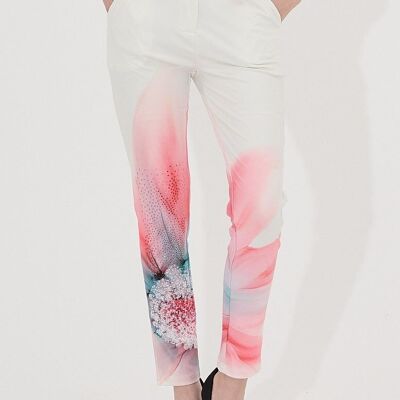 Printed pants - T-10011-6896