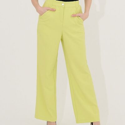 Pantalon ample de couleur - T-10765 -GREEN
