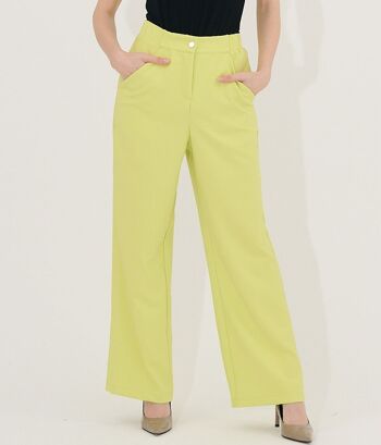Pantalon ample de couleur - T-10765 -GREEN 1