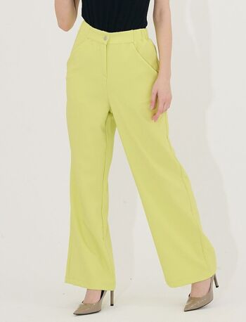 Pantalon ample de couleur - T-10765 -GREEN 2