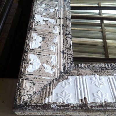 Pressed Tin Ceiling Tile Mirror