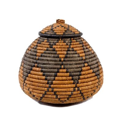 Zulu Ukhamba - traditional basket TR88