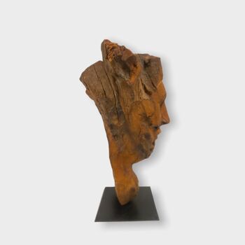 Tête sculptée à la main - Zimbabwe - grande (152.3) 3