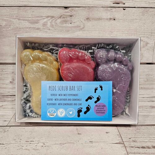 Pedi Scrub Bar Gift Set