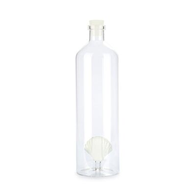 Bouteille-Bottle-Bottle-Flasche, Atlantic Shell, weiß