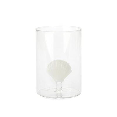 Verre - Glass - Glass - Glas, Atlantic Shell, white