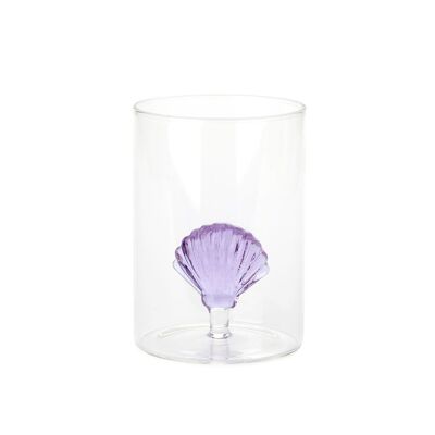 Verre - Glass - Vaso - Glas, Atlantic Shell, lila
