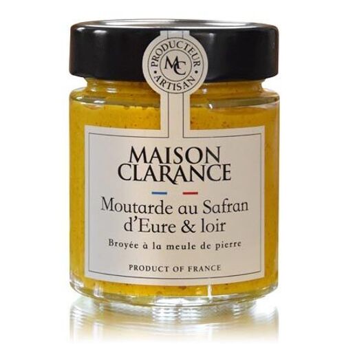 Moutarde artisanale au Safran Moutarde 140g