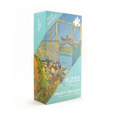 Puzzle 1000 Teile, Brücke bei Arles, Vincent van Gogh