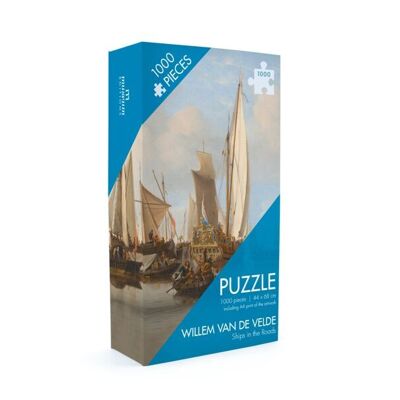 Puzzle, 1000 Teile, van de Velde, Schiffe auf See