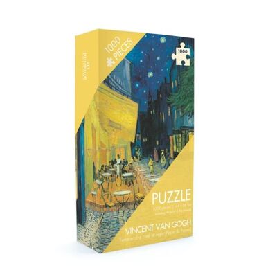 Puzzle 1000 Teile, Caféterrasse bei Nacht, Vincent van Gogh