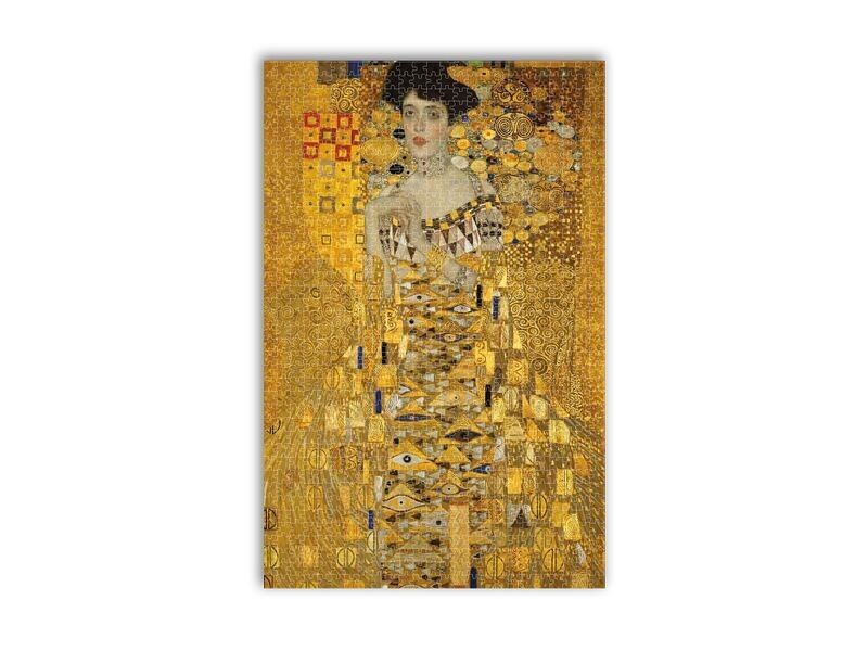 Puzzle De 1000 Piezas Gustav Klimt – Retrato De Adele Bloch-Bauer, Con Póster 1:1 Y Piezas De Ajuste Perfecto, Ideal Para Adultos Y Regalos Artísticos