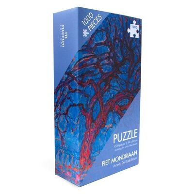 Puzzle, 1000 pezzi, Mondriaan, Albero Rosso