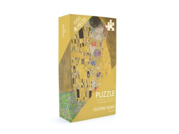 Puzzle, 1000 pièces, Gustav Klimt, Le baiser 1