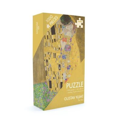Jigsaw puzzle, 1000 pieces, Gustav Klimt, The kiss