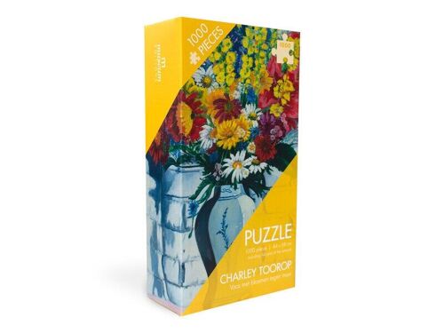 Jigsaw Puzzle, 1000 pieces, Charley Toorop, Vase with flowers against wall