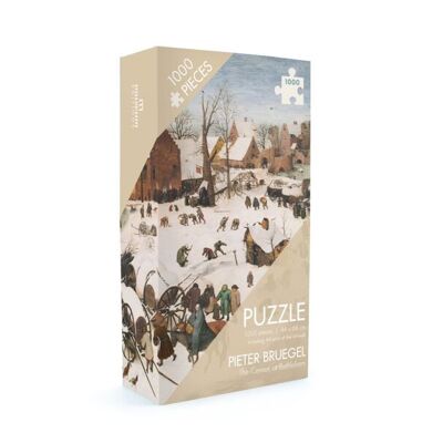 Puzzle 1000 Teile, P.Bruegel de Oude, Volkszählung von Bethlehem