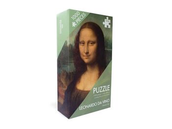 Puzzle, 1000 pièces, Léonard de Vinci, Mona Lisa 1