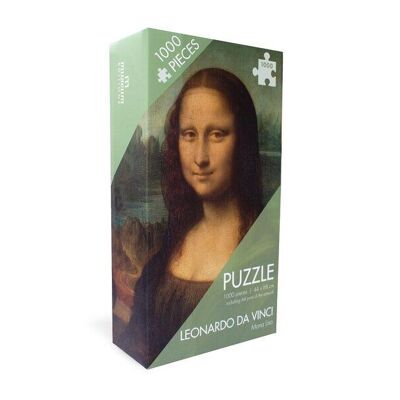 Puzzle, 1000 pièces, Léonard de Vinci, Mona Lisa