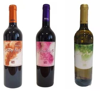 Pack Vin Nouveaux Clients Viña Anfi D.SOIT.CA. Rioja rouge et blanc 6 bouteilles (2 jeunes + 2 vieillies + 2 blanches)