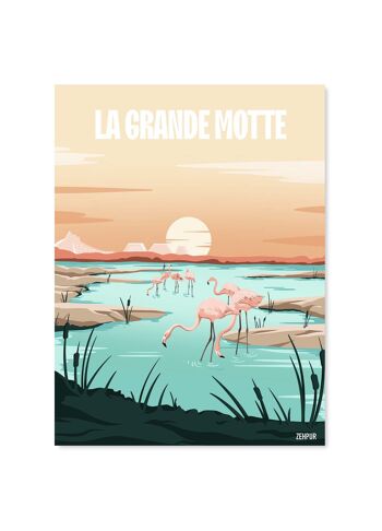 Affiche La Grande Motte | Voyage 3