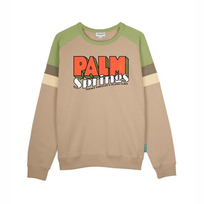 Beige limited edition French Disorder unisex Palm Springs sweaters