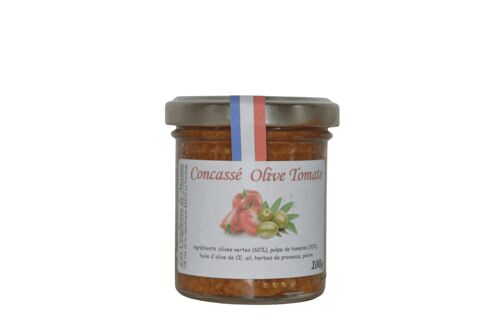 CONCASSE OLIVE VERTE TOMATE