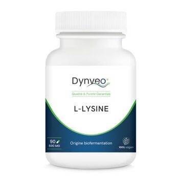 L-Lysine - Forme 100% libre et naturelle - 600 mg / 90 gélules 1