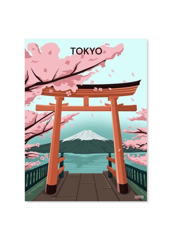 Affiche voyage | Tokyo 2